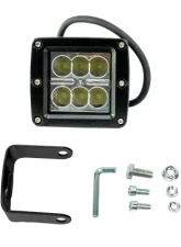Vivid Lumen Industrial Series Led Work Light 3 Inch Square Spot 18W                                     - VLED-WL-01 - Image 4