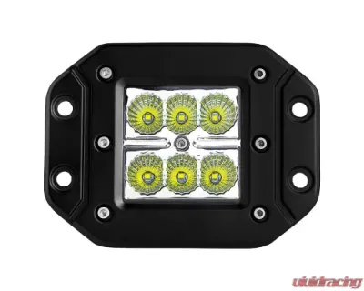 Vivid Lumen Industrial Series Led Work Light 3 Inch Flush Square Spot - VLED-WL-03