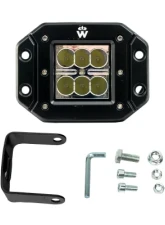 Vivid Lumen Industrial Series Led Work Light 3 Inch Flush Square Spot                                     - VLED-WL-03 - Image 7