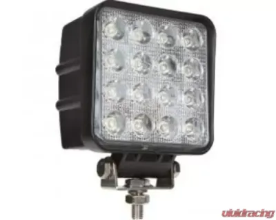 Vivid Lumen Industrial Series Led Work Light 4 Inch Square Flood 48 Watt - VLED-WL-27