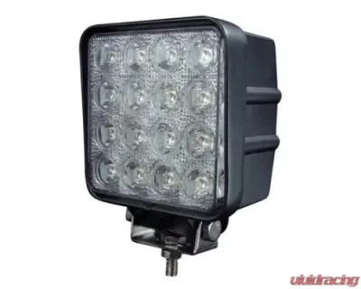 Vivid Lumen Industrial Series Led Work Light 4 Inch Square Flood 48 Watt - VLED-WL-27