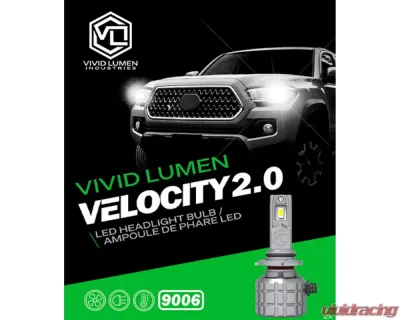 Vivid Lumen 9006 Velocity 2.0 LED Headlight Bulbs (Pair) - 20002