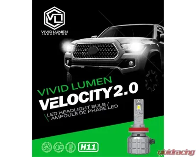 Vivid Lumen H11 Velocity 2.0 LED Headlight Bulbs (Pair) - 20006