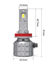 Vivid Lumen H11 Velocity 2.0 LED Headlight Bulbs (Pair)                                     - 20006 - Image 10