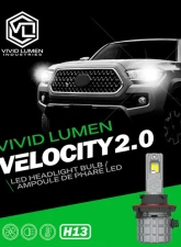 Vivid Lumen H13 Velocity 2.0 LED Headlight Bulbs (Pair)                                     - 20007 - Image 11
