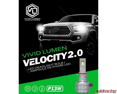 Vivid Lumen P13W Velocity 2.0 LED Headlight Bulbs (Pair) - 20012