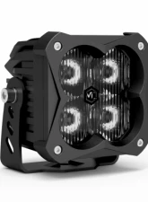 Vivid Lumen FNG 3 RR SAE 3 Inch Backlit Driving Light Pods Dot/SAE Pair                                     - 10110RB - Image 2