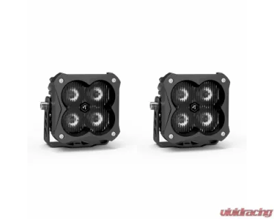 Vivid Lumen FNG 3 RR SAE 3 Inch Backlit Driving Light Pods Dot/SAE Pair - 10110RB