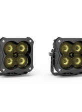 Vivid Lumen FNG 3 RR SAE 3 Inch Backlit Driving Light Pods Yellow Dot/SAE Pair                                     - 10120RB - Image 8