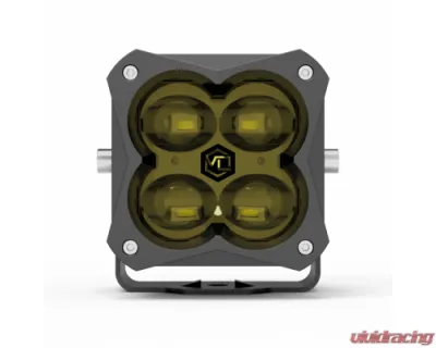 Vivid Lumen FNG 3 RR SAE 3 Inch Backlit Fog Light Pods Yellow Dot/SAE Pair - 10220RB