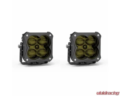 Vivid Lumen FNG 3 RR SAE 3 Inch Backlit Fog Light Pods Yellow Dot/SAE Pair - 10220RB