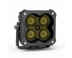 Vivid Lumen FNG 3 RR Intense 3 Inch Backlit Flood Light Pod Yellow Single