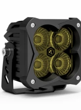 Vivid Lumen FNG 3 RR Intense 3 Inch Backlit Flood Light Pod Yellow Single                                     - 10320RB - Image 2