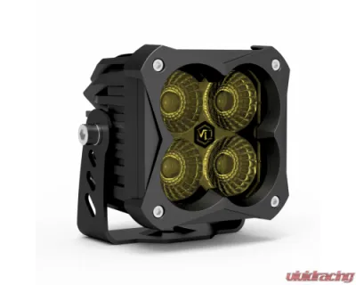 Vivid Lumen FNG 3 RR Intense 3 Inch Backlit Flood Light Pod Yellow Single - 10320RB