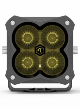 Vivid Lumen FNG 3 RR Intense 3 Inch Backlit Flood Light Pod Yellow Single                                     - 10320RB - Image 4