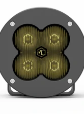 Vivid Lumen FNG 3 RR SAE 3 Inch Backlit Driving Light Pods Yellow Round DOT/SAE Pair                                     - 11120RB - Image 3