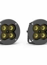 Vivid Lumen FNG 3 RR SAE 3 Inch Backlit Driving Light Pods Yellow Round DOT/SAE Pair                                     - 11120RB - Image 8