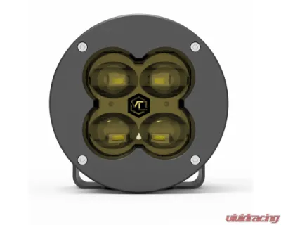 Vivid Lumen FNG 3 RR SAE 3 Inch Backlit Fog Light Pods Yellow Round Dot/SAE Pair - 11220RB