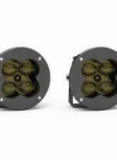 Vivid Lumen FNG 3 RR SAE 3 Inch Backlit Fog Light Pods Yellow Round Dot/SAE Pair                                     - 11220RB - Image 8