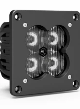 Vivid Lumen FNG 3 RR SAE 3 Inch Backlit Driving Light Pods Flush Mount DOT/SAE Pair                                     - 12110RB - Image 2