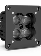 Vivid Lumen FNG 3 RR SAE 3 Inch Backlit Fog Light Pods Flush Mount DOT/SAE Pair                                     - 12210RB - Image 2