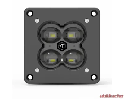 Vivid Lumen FNG 3 RR SAE 3 Inch Backlit Fog Light Pods Flush Mount DOT/SAE Pair - 12210RB