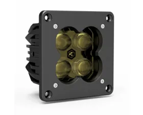 Vivid Lumen FNG 3 RR SAE 3 Inch Backlit Fog Light Pods Yellow Flush Mount DOT/SAE Pair