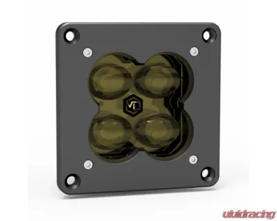 Vivid Lumen FNG 3 RR SAE 3 Inch Backlit Fog Light Pods Yellow Flush Mount DOT/SAE Pair - 12220RB