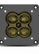 Vivid Lumen FNG 3 RR SAE 3 Inch Backlit Fog Light Pods Yellow Flush Mount DOT/SAE Pair                                     - 12220RB - Image 3