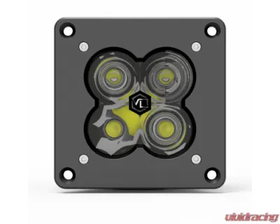 Vivid Lumen FNG 3 RR Intense 3 Inch Backlit Spot Light Pods Flush Mount Single - 12410RB