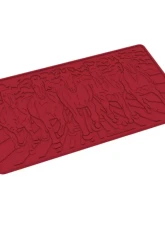 FlexTread Boot Mat Equine Scene Red Each                                     - NGEQ00000020 - Image 2