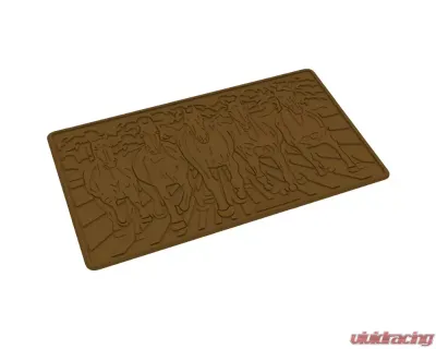 FlexTread Boot Mat Equine Scene Dark Saddle Each - NGEQ00000129