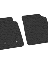 FlexTread Floor Mats Tire Tread | Scorched Earth Scene Black Chevrolet Colorado | GMC Canyon 2015-2022                                     - NGTT20000001 - Image 2