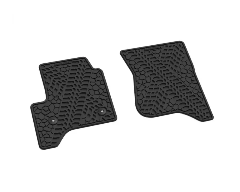 FlexTread Floor Mats Tire Tread | Scorched Earth Scene Black Chevrolet Silverado | GMC Sierra 2014-2018 - NGTT23000001