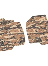 FlexTread Floor Mats Tire Tread | Scorched Earth Scene Cyberflage Chevrolet Silverado | GMC Sierra 2019-2023                                     - NGTT26000202 - Image 2