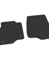 FlexTread Floor Mats Tire Tread | Scorched Earth Scene Black Ford F-250 | 350 | 450 | 550 2017-2022                                     - NGTT31000001 - Image 2
