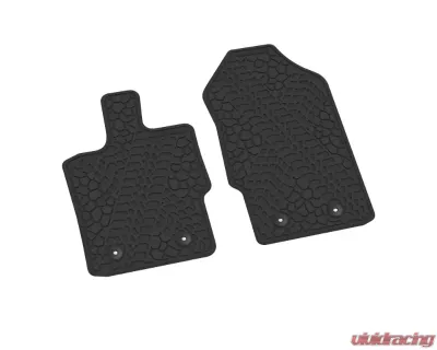 FlexTread Floor Mats Tire Tread | Scorched Earth Scene Black Ford Ranger 2019-2022 - NGTT33000001