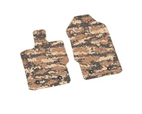 FlexTread Floor Mats Tire Tread | Scorched Earth Scene Cyberflage Ford Ranger 2019-2022