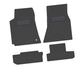 4 Pieces Black w/ Purple Insert Custom Vintage Scene w/ Challenger Script Insert Dodge Challenger RWD 2008-2010