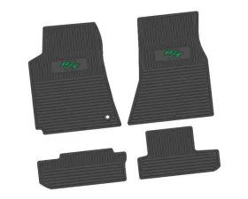 4 Pieces Black w/ Green Insert Custom Vintage Scene w/ R/T (2008-2014) Insert Dodge Challenger RWD 2008-2010