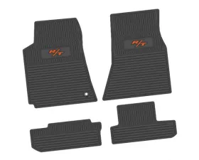 4 Pieces Black w/ Orange Insert Custom Vintage Scene w/ R/T (2008-2014) Insert Dodge Challenger RWD 2008-2010