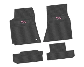4 Pieces Black w/ Pink Insert Custom Vintage Scene w/ R/T (2008-2014) Insert Dodge Challenger RWD 2008-2010