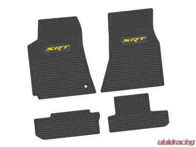4 Pieces Black w/ Yellow Insert Custom Vintage Scene w/ SRT Insert Dodge Challenger RWD 2008-2010 - NGCV57035950