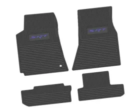 4 Pieces Black w/ Purple Insert Custom Vintage Scene w/ SRT Insert Dodge Challenger RWD 2008-2010