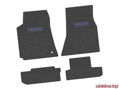 4 Pieces Black w/ Purple Insert Custom Vintage Scene w/ SRT Insert Dodge Challenger RWD 2008-2010 - NGCV57035954