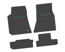 4 Pieces Black w/ Dark Blue Insert Custom Vintage Scene w/ SRT Insert Dodge Challenger RWD 2008-2010