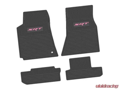 4 Pieces Black w/ Pink Insert Custom Vintage Scene w/ SRT Insert Dodge Challenger RWD 2008-2010 - NGCV57035974