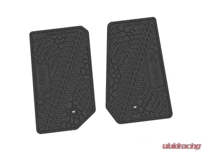 2 Pieces Black Tire Tread/Scorched Earth Scene w/ JEEP Wave w/o Wheel Insert Jeep Wrangler JK 2 Door 2007-2013 - NGTT02066001