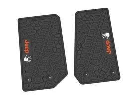 2 Pieces Black w/ Orange 