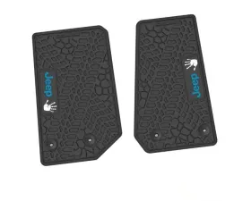 2 Pieces Black w/ Light Blue 